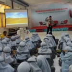Aksi Bela Palestina, Siswa Dengarkan Orasi dan Nobar Film