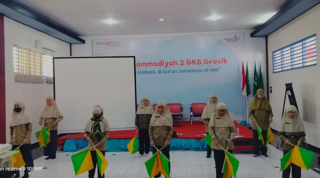 Praktik Semaphore, Siswa Berlian School Belajar Menebak Kata