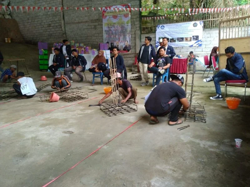 Unmuh Jember Kenalkan Konstruksi Beton Bertulang Bambu