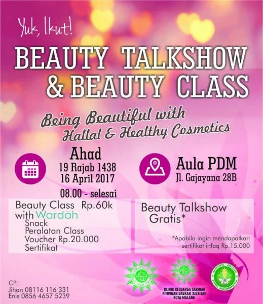 Ingin Cantik Luar-Dalam, Muslimah Harus Ikut Talkshow dan Beauty Class Aisyiyah