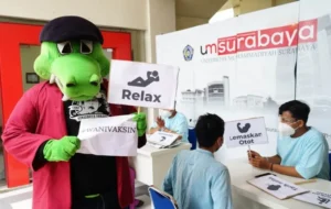 Vaksinasi UMSurabaya Sediakan Bilik Takut Suntik