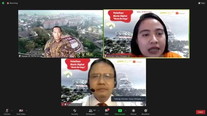 Shopee dan UMM Gelar Pelatihan Bisnis Digital