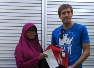 Ketika Pembalap Bule ‘Menyerbu’ Panti Asuhan Muhammadiyah Kepanjen