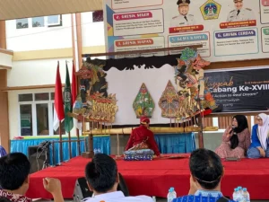 Dalang Cilik SD Mutu Kagumi Balongpanggang Tampil di Musycab IPM