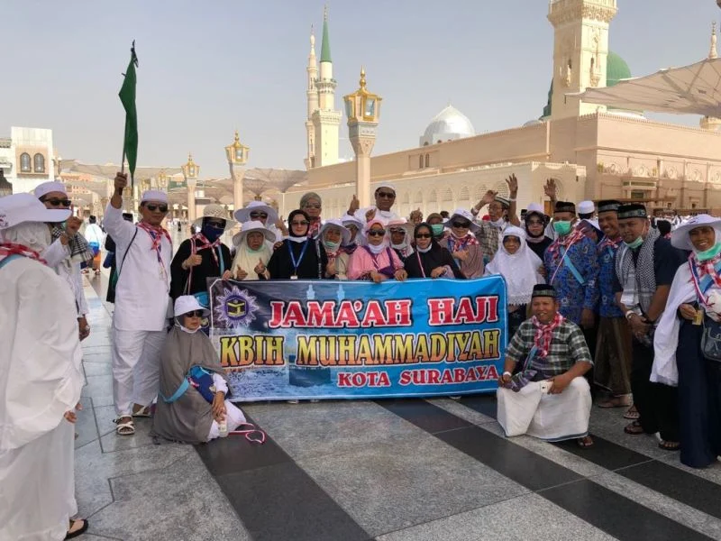 Meski Cuaca Panas 50 Derajad Celcius, Calon Haji Napak Tilas di Madinah, Kemudian Menuju Mekkah