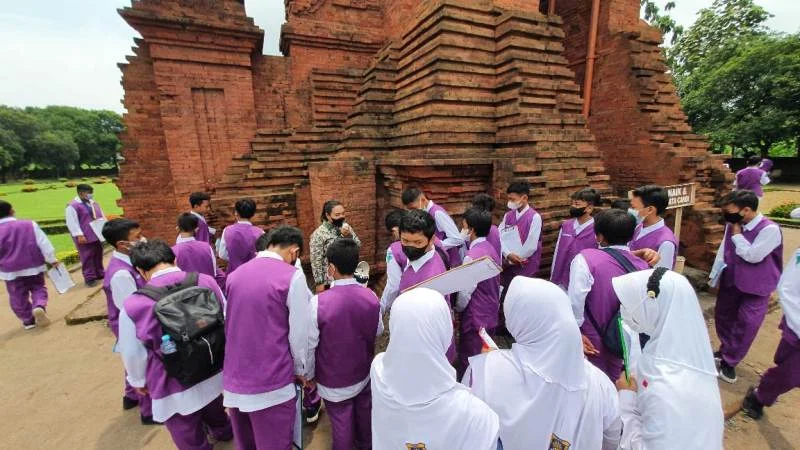 Datangi Ibu Kota Majapahit, Siswa Temukan Ini