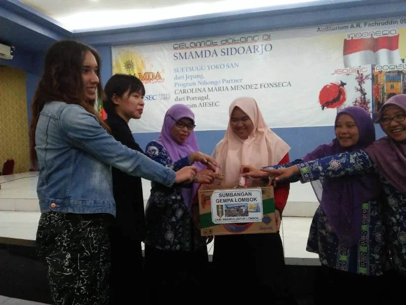 Dua Guru dari Portugal dan Jepang Itu juga Ikut Menyumbang untuk Lombok