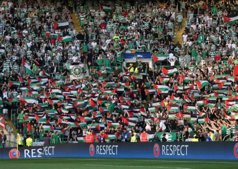 Kibarkan Bendera Palestina di Stadion Berbuah Sanksi UEFA, Suporter Celtic Skotlandia Galang Dana Rp 2,6 Miliar untuk Palestina