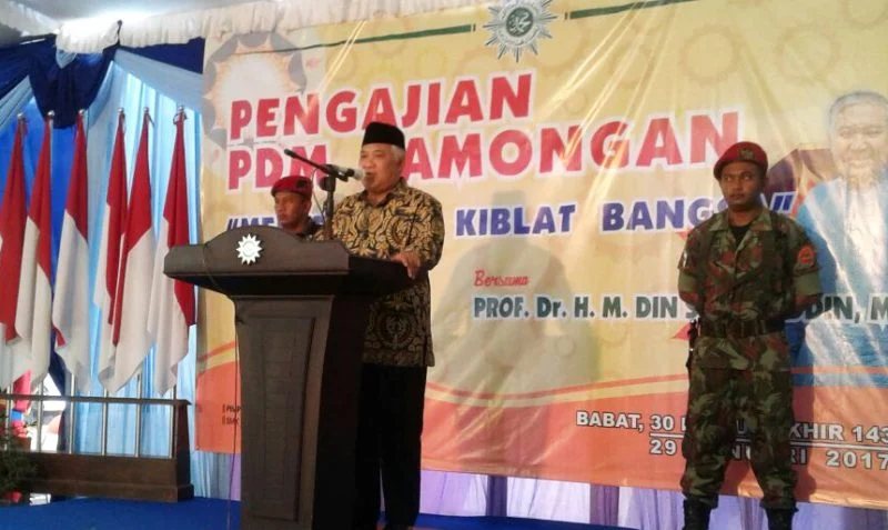 Kiblat Bangsa Melenceng, Din Syamsuddin Ajak Muhammadiyah Meluruskannya