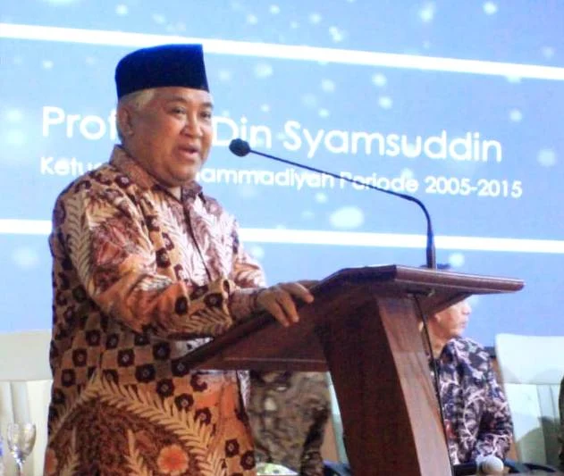Din Syamsuddin: Mengangkat Isu Khilafah pada Pilpres Membangkitkan Luka Lama