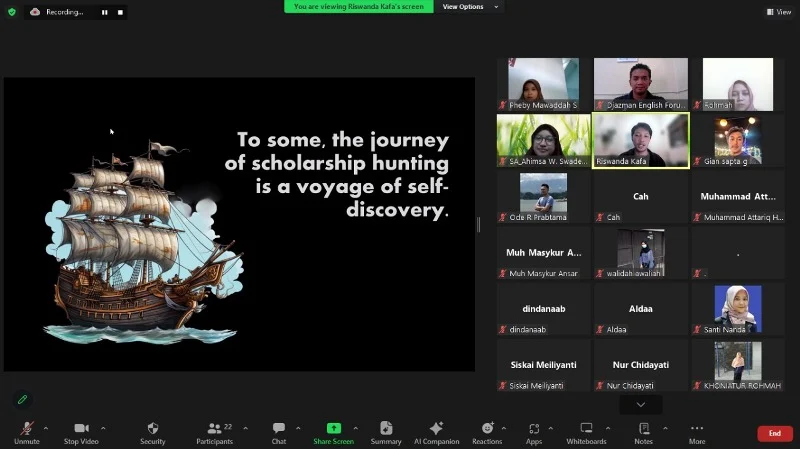 Berbagi Pengalaman Mencari Beasiswa Diungkap di Diskusi Ini