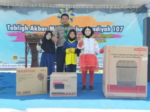 PCM Bungah Rayakan Milad dengan Kirab, Doorpize, dan Tabligh Akbar