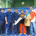 Benar-Benar Kejutan, Dua Peserta Jalan Santai Milad Dapat Doorpize Sepeda Motor