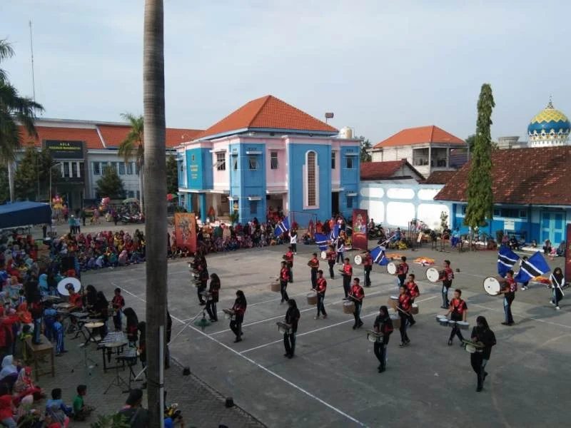 Ikuti Lomba Drumband se Jatim, Begini Harapan SMP Mapan Godog