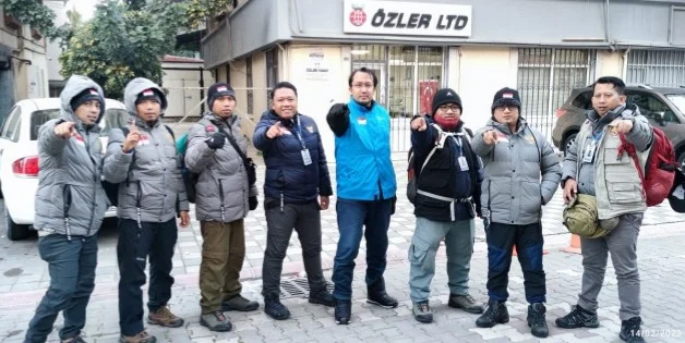 EMT Muhammadiyah Tiba di Turkiye, Siapkan RS Lapangan Indonesia di Hassa