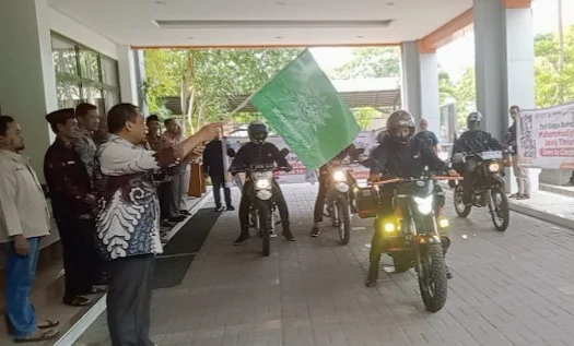 Empat Trail Siaga Bencana Lazismu-MDMC Jatim Berangkat ke Cianjur