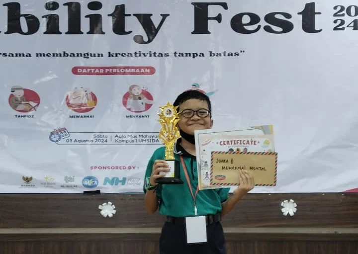 Prestasi Gemilang Siswa Inklusi SD Mumtaz di Ajang Disability Fest