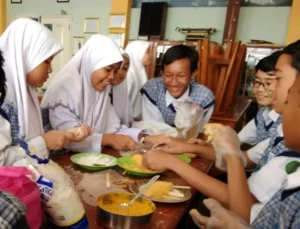 Ide Kreatif Siswa Spemutu, Labu Berubah Jadi Es Krim Lezat