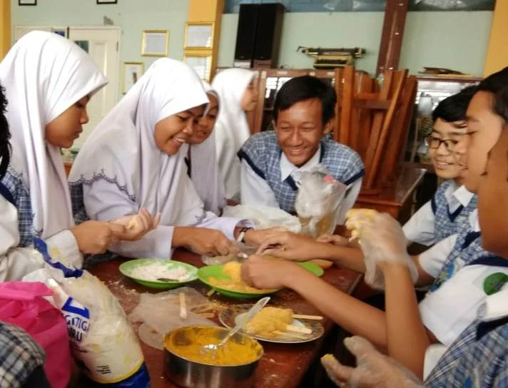 Ide Kreatif Siswa Spemutu, Labu Berubah Jadi Es Krim Lezat