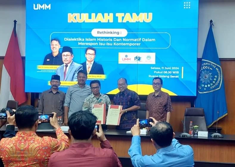 Cendekiawan Muslim Mun’im Sirry Beri Kuliah Tamu di UMM, Kaji Hubungan Islam Klasik dan Kontemporer