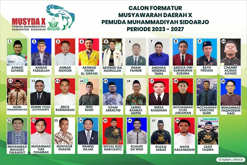 Musyda PDPM Sidoarjo, 29 Calon Formatur Siap Dipilih 