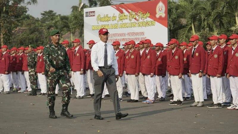 Seribu Mahasiswa Baru UMM Ikut Program Bela Negara Rindam V Brawijaya