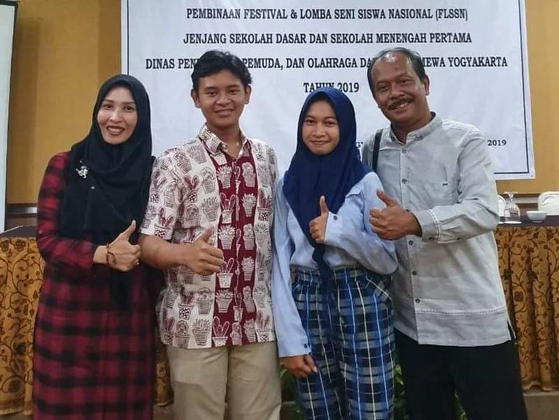 Dua Pelajar SMPM 5 Yogya Ikuti Festival Seni Nasional
