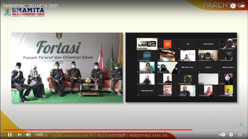 Virtual Parenting Smamita Dipuji Wali Murid