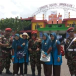 Serunya Berfoto dengan KOKAM saat Milad Muhammadiyah di Bangkalan