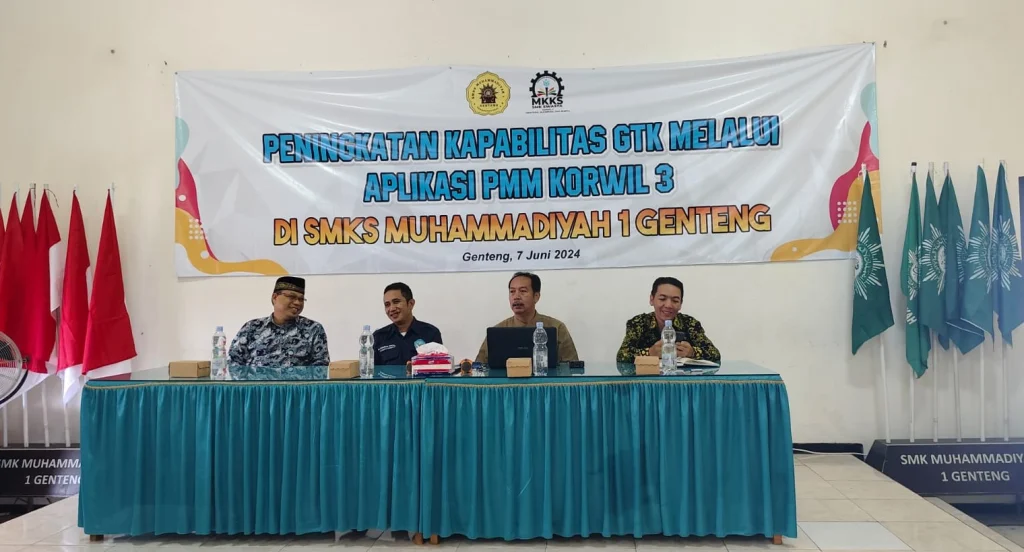 Peningkatan Kapabilitas GTK melalui PMM Korwil 3 di SMKS Muhammadiyah 1 Genteng
