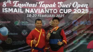 Chalvin Gunawan Raih Emas di 8th Invitasi Tapak Suci Open Ismail Navianto Cup