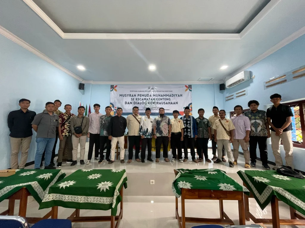 Pemuda Muhammadiyah Genteng Gelar Dialog Kewirausahaan dan Musyran