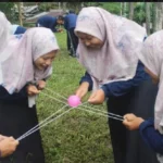 SMK Muda Gresik Outbound di Pacet