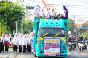 Di Sidoarjo, 8.000 Massa Berpawai Semarakkan Milad ke-104 Muhammadiyah