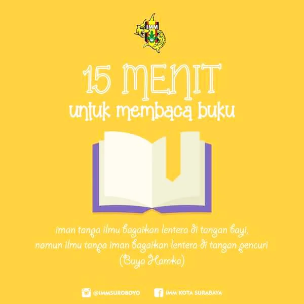 Ayo, Ikuti Gerakan Membaca Buku 15 Menit Tiap Hari