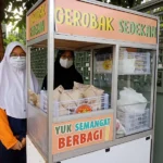 Ikwam Spemdalas Buka Lapak Gerobak Sedekah