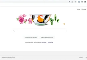 Mangkuk Ayam Jago Menghias Google.com, Ini Makna Filosofinya