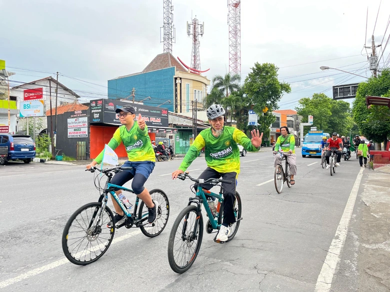 GowesMu PDM Kota Surakarta Semarakkan Milad ke-113 Muhammadiyah
