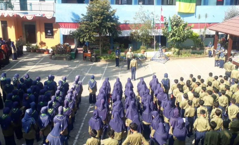 Pengukuhan Kacu HW, Semua Murid Baru Sah Jadi Anggota Pandu