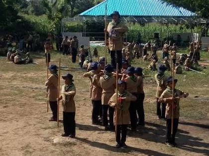 Juarai Baris Tongkat, Pandu HW Ini Ditunjuk Mengisi Pembukaan Apel Akbar