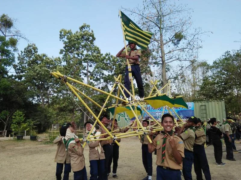Begini Gemuruhnya Lomba Pioneering yang Digelar HW Sidoarjo