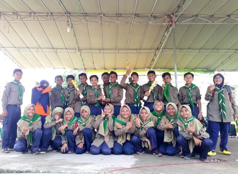 Empat Juara Direbut Pandu HW Ini dalam Kemah Akhir Pekan