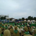 Seru! Sebelum Lomba Pandu HW Diajak Tepuk Semangat dan Goyang Dombret