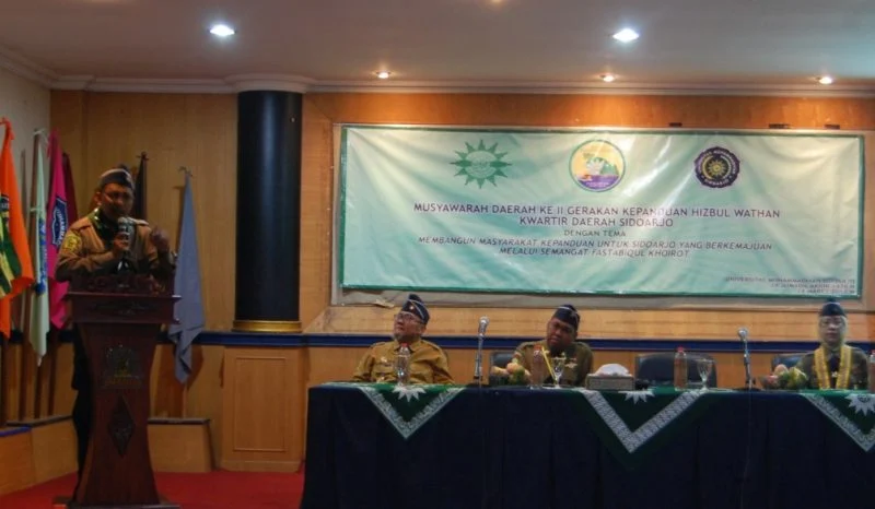 Hasan Bashri Pimpin Pandu Hizbul Wathan Sidoarjo Periode 2016-2021     