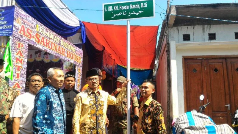 Ketua Umum PP Muhammadiyah Haedar Nashir di Jl Haedar Nashir: Itu Pasti Jalan Terjal Ya..