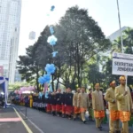 Barisan Bhinneka Tunggal Ika Warnai Peringatan Hari Pendidikan Nasional Tahun 2019