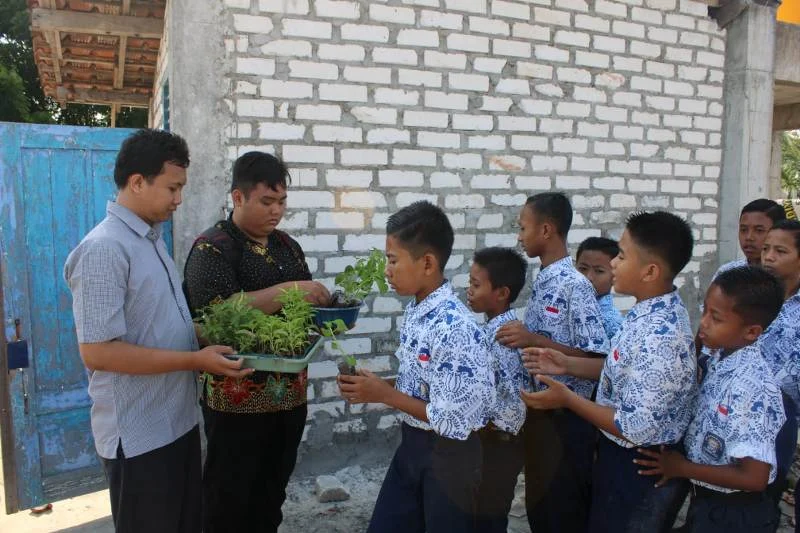 Peringati Hari Pohon, Ramai-Ramai Tanam Sayuran di Sekolah