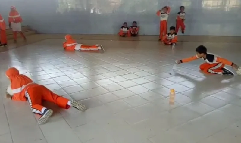 Bermain Body Shake Game, Pelajaran Olahraga Ini Jadi Unik