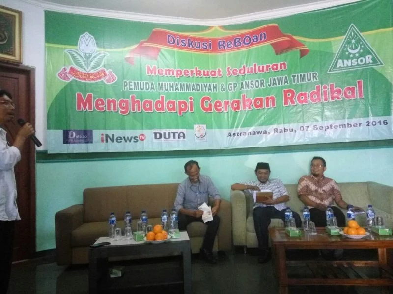 Tangkal Radikalisme, Pemuda Muhammadiyah dan GP Ansor Jalin Seduluran