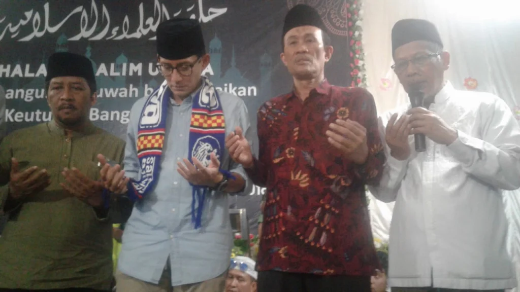 Sandiaga Hadiri Halaqah Ulama, Nadjib Hamid Luruskan soal Bincang Politik yang Bengkok